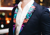 Miami's Vice Lapels from The Lapel Project wear Floral Pattern