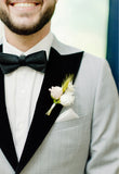 Black Velvet PEAK Lapel