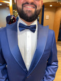 Blue Peak Satin Lapel