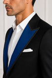 NAVY TRIPLE SATIN PEAK