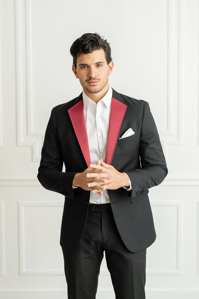 Burgundy Velvet Lapels | The Lapel Project