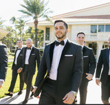 Black Velvet Notch Lapels
